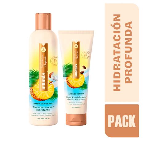 Shampoo y Acondicionador Amarás Amor de Verano Inkafarma