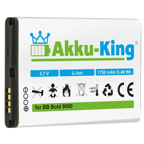 Akku Kompatibel Mit Blackberry M S1 Bat 14392 001 Li Ion 1700mah