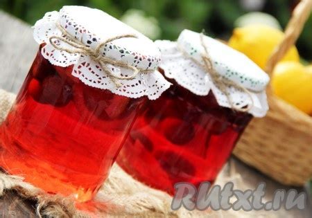 Компот из черешни с лимоном на зиму: 9 фото в рецепте