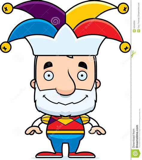 Stock Vector Cartoon Smiling Jester Man Plom45 Clipart Suggest
