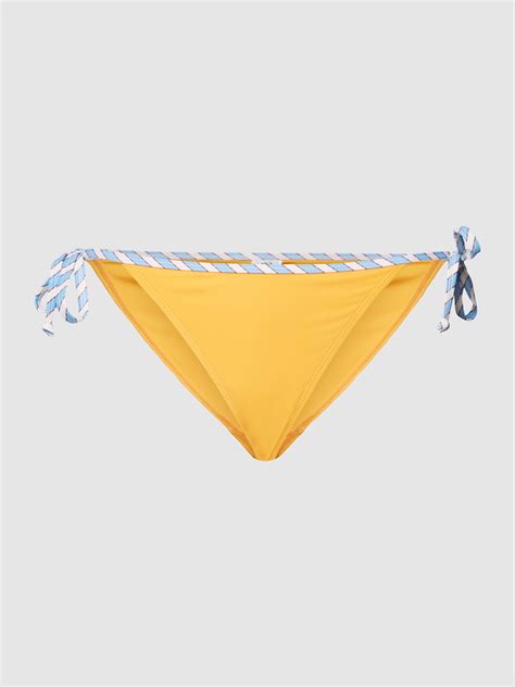 Kup Online Becks Ndergaard Figi Bikini Z Bocznym Wi Zaniem Model Solid Baila Pomara Czowy