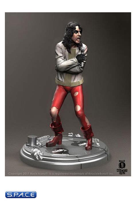 Alice Cooper Straigthjacket Version Rock Iconz Statue Alice Cooper
