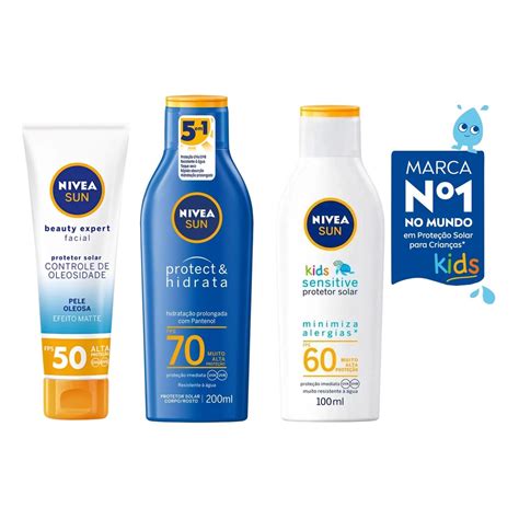 Nivea Protetor Solar Sun Protect Hidrata Fps Ml Protetor