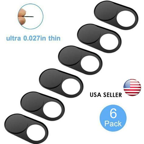 6PCS WebCam Cover Slide Camera Privacy Security Protect Sticker For ...