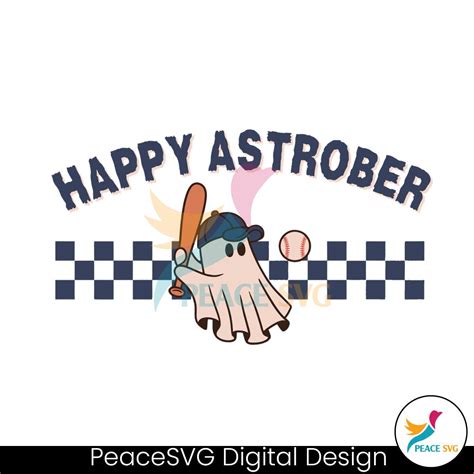 Happy Astrober Astros Postseason MLB Playoffs SVG Download » PeaceSVG