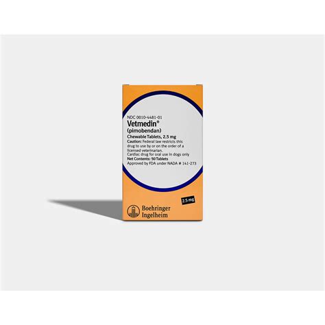 Vetmedin 25mg 50 Chewable Tablets Pet Supplies Online Sale