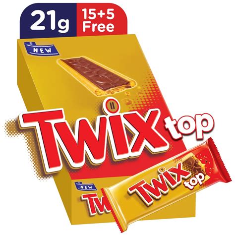 Twix Top Chocolate Bar 21g | Covrd Choco.Bars&Tab | Lulu KSA