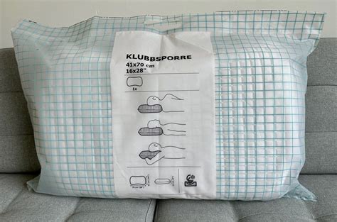 IKEA KLUBBSPORRE Ergonomic pillow, 41*70 cm, Furniture & Home Living ...