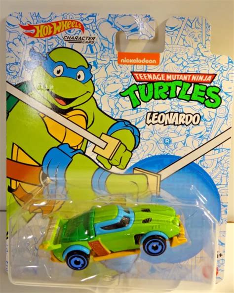 LEONARDO TEENAGE MUTANT Ninja Turtles Hot Wheels Character Cars Brand New EUR PicClick FR