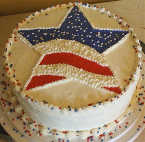 American Flag Surprise - CakeCentral.com