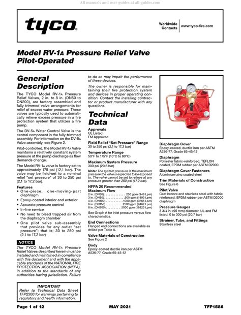 Tyco Rv 1a Manual Pdf Download Manualslib
