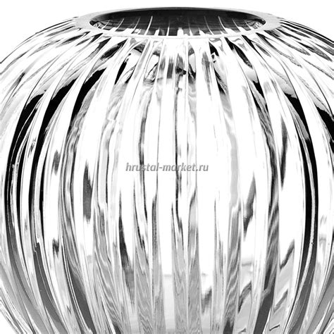 Хрустальная ваза для цветов «Каскад» малая производства Гусь ...