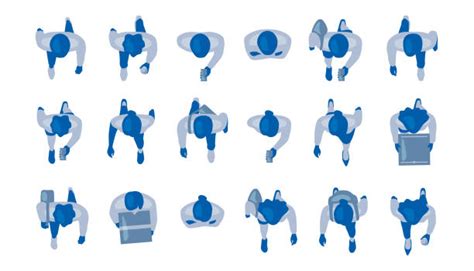 真上から見た図 人 イラスト素材 Istock