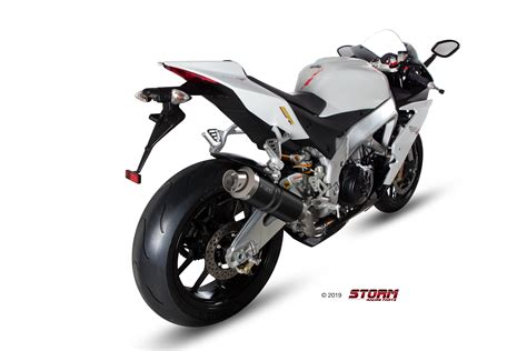 Aprilia Rsv Exhaust Storm Gp Black Stainless Steel A Lxsb Storm