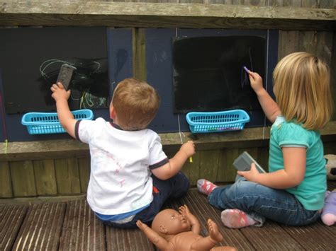 Outdoor Mark Making For Kids
