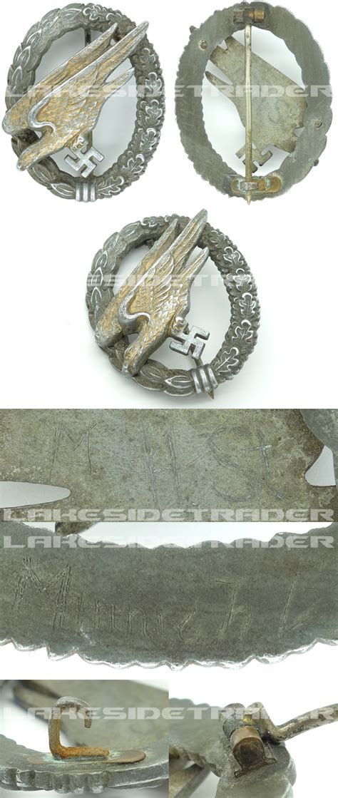 Luftwaffe Paratrooper Badge By S L Lakesidetrader