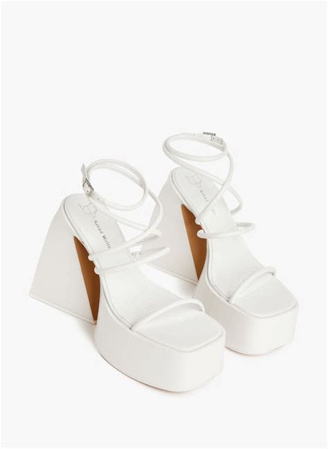 Sandales Talon En Cuir Naked Wolfe Pour Femme Printemps