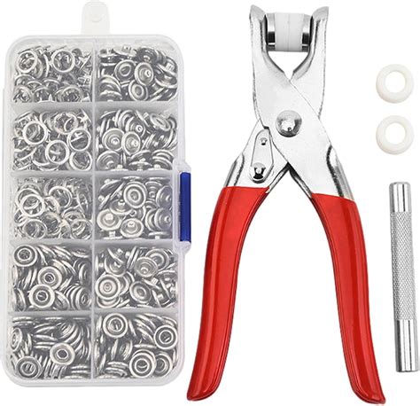 Gusengo 100 150 Set Snap Fasteners Tool Kit Metal Snaps Buttons Press