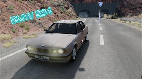 Покатушки на BMW E34 с модом на камеру (шашки) - YouTube