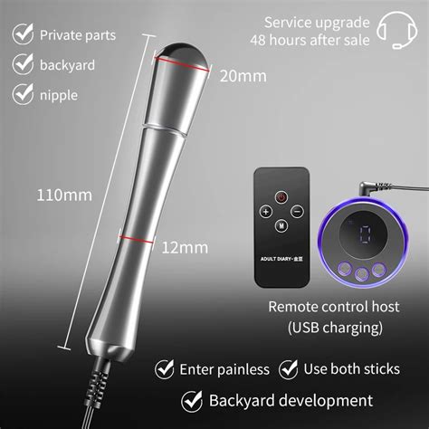 Remote Control Anal Plug Electric Shock Vaginal Dilation Prostate Massager Masturbation