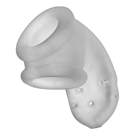 Airlock Air Lite Vented Chastity Clear Ice Sex Toys Online Australia Kinki XO