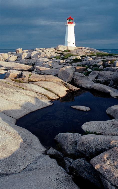 Peggys Point Lighthouse Nova Scotia Photograph By Theodore Clutter