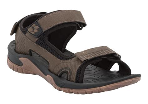 Мъжки туристически сандали Jack Wolfskin Lakewood Cruise Dark Wood 2023 ...