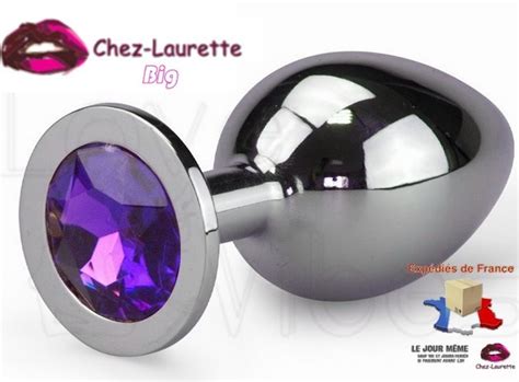 Plug Anal Bijou Intime Rosebud Métal Taille L 150g Couleurs au Choix eBay