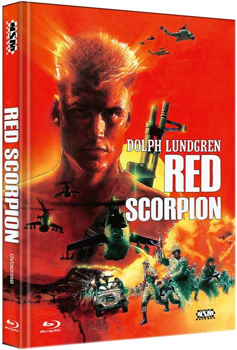 Red Scorpion Blu Raydvd Uncut Mediabook Cover B Amazonde