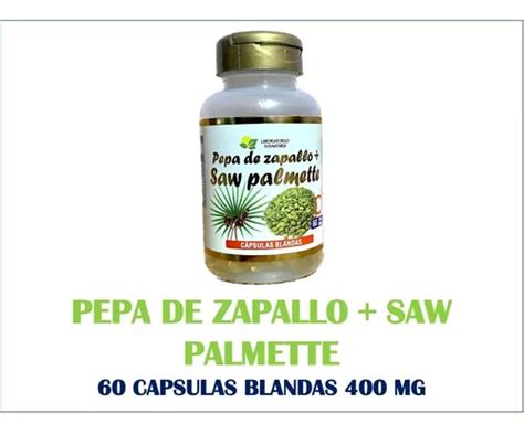 Saw Palmette Pepa De Calabaza 60 Cápsulas Blandas 400 Mg Cuotas sin