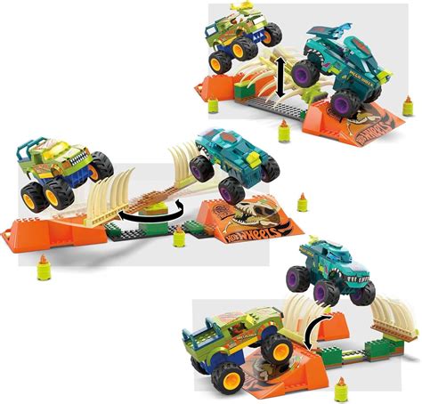Hot Wheels Monster Trucks Smash Crash Ozone Bg