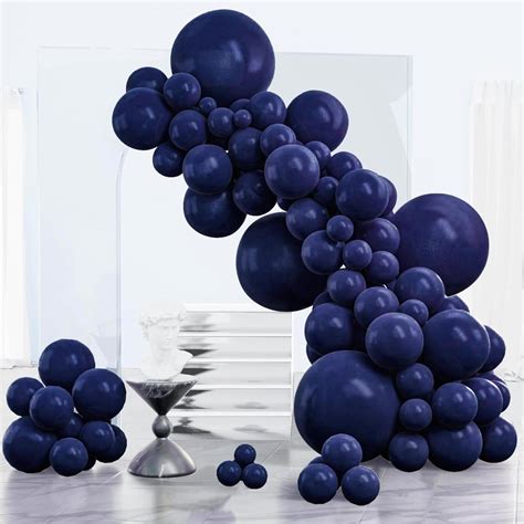 Amazon Partywoo Pearl Navy Blue Balloons Pcs Navy Balloons