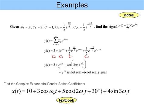 Chapter 4 Fourier Series Transforms Basic Idea Notes