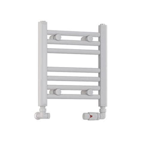 Eastbrook Wendover Gloss White Towel Rail 360 X 400mm Heated Towel