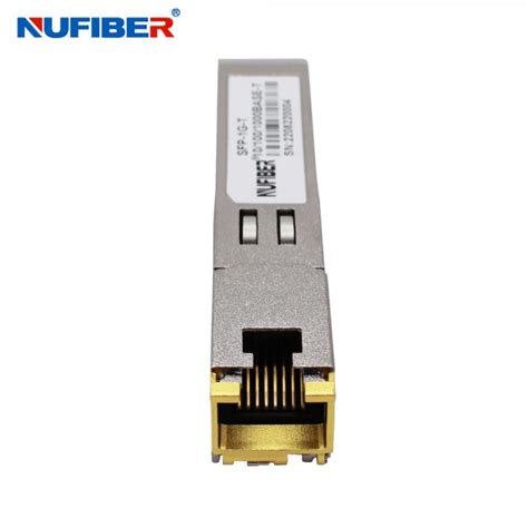 Gigabit Copper Rj Sfp Module Transceiver Mbps Utp Cable