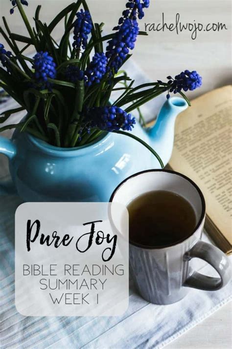 The Light Bible Reading Challenge Week Summary Rachelwojo