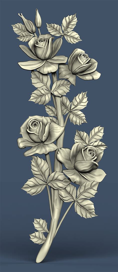 Stl File Roses Stl 3d・3d Printing Design To Download・cults