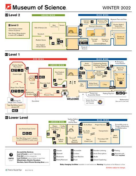 Museum Map Of Science Boston