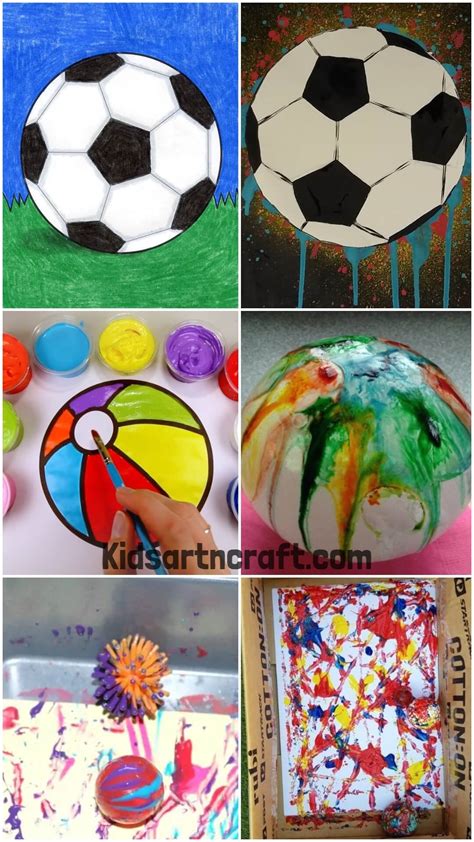easy ball painting ideas  kids kids art craft