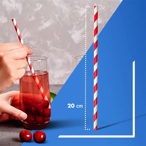 Eco Friendly Disposable Kraft Paper Straw Biodegradable Bubble Tea