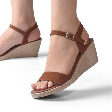 Sand Lia Salto Anabela Feminina Plataforma Alta Preta Nude Caramelo Shopee Brasil