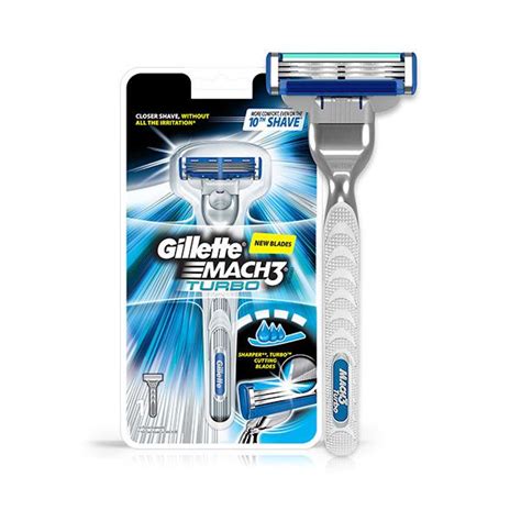 Buy Gillette Mach3 Turbo Razor Online At Discounted Price Netmeds