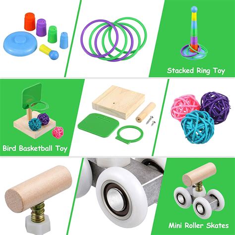 Se Pt209 Bird Training Toys Shine•e Pet