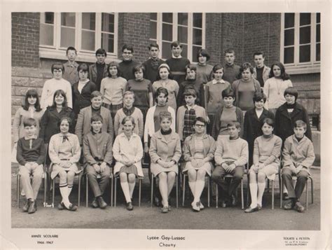 Photo de classe 4ème 5 de 1966 Collège Gay Lussac Copains d avant