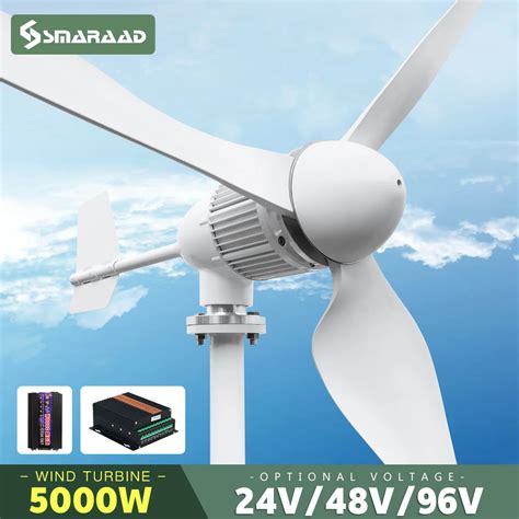 SMARAAD Poland Fast Delivery 3000W Wind Turbine Generator Windmill With