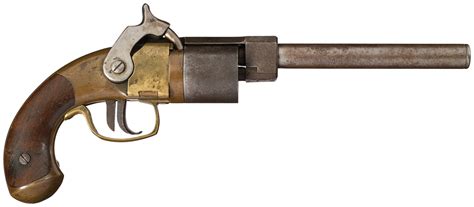 Unmarked Prototype Percussion Revolver Rock Island Auction