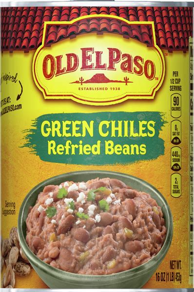 Old El Paso Green Chiles Refried Beans Hy Vee Aisles Online Grocery