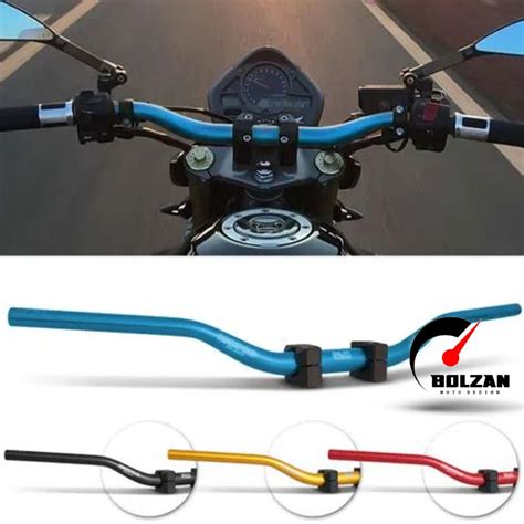 Guid O Esportivo Moto Fat Bat Naked Fazer Cb Hornet Xj Next Shopee Brasil