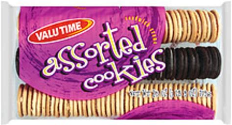 Valu Time Assorted Sandwich Creme Cookies 25 Oz Nutrition Information Innit