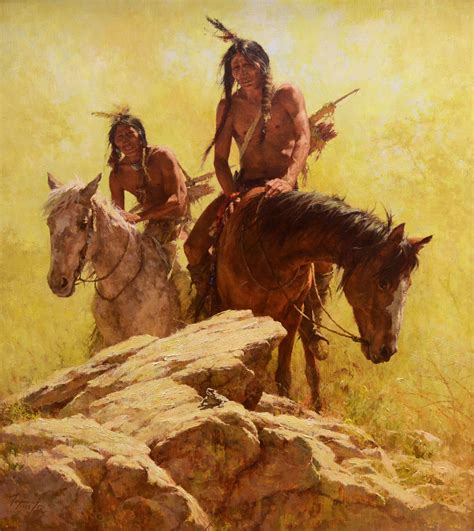 Howard Terpning - Basha | Native american paintings, Native american ...